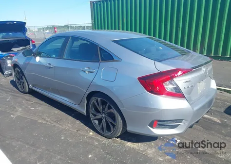 2020 Honda Civic Sport из США, поврежденный, VIN 2HGFC2F86LH579345